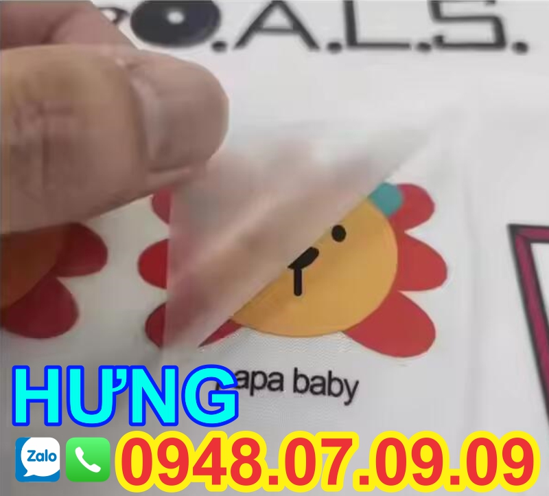 ✅⭐️ Nhãn ép nhiệt HƯNG THANH ✅⭐️