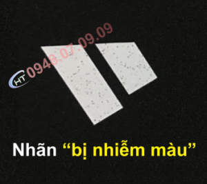 Nhãn nhiễm màu vải Nhãn nhiễm màu vải