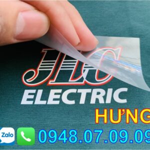 nhãn ép chuyển nhiệt phản quang