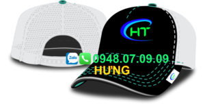 nhãn ép nhiệt trên nón