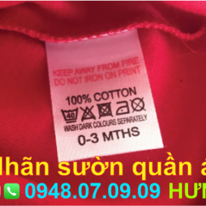 nhan suon quan ao