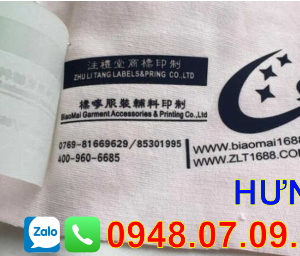 in nhãn quần áo