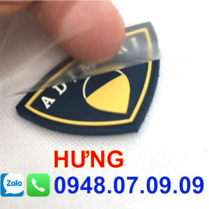 nhãn ép nhiệt in dày