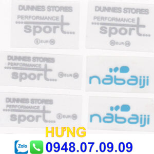 nhãn ép quần áo