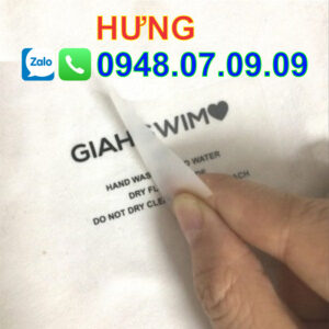 nhãn in ép nhiệt chất lượng