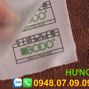 nhãn mác quần áo