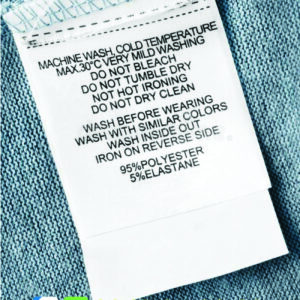 nhãn mác quần áo