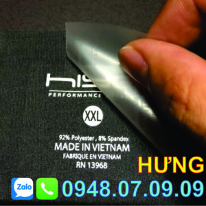 tem mác ép nhiệt