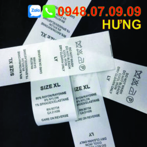 tem mác sườn áo