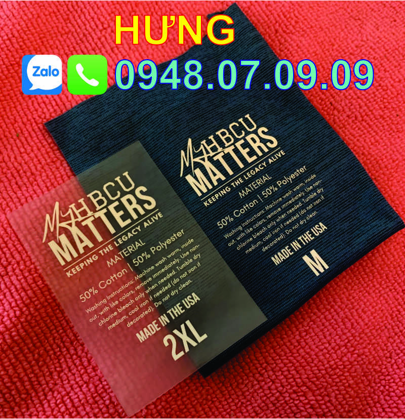 Nhãn hiệu ép chuyển nhiệt