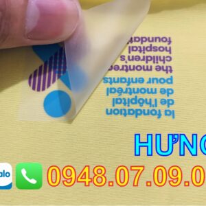 nhãn mác ép nhiệt