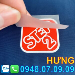 Nhãn ép nhiệt áo quần