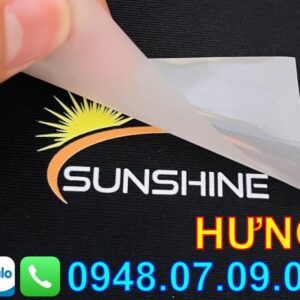 nhãn in ép nhiệt