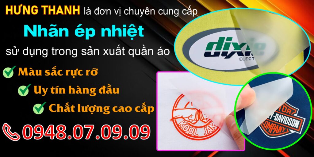 ✅⭐️ Nhãn ép nhiệt HƯNG THANH ✅⭐️