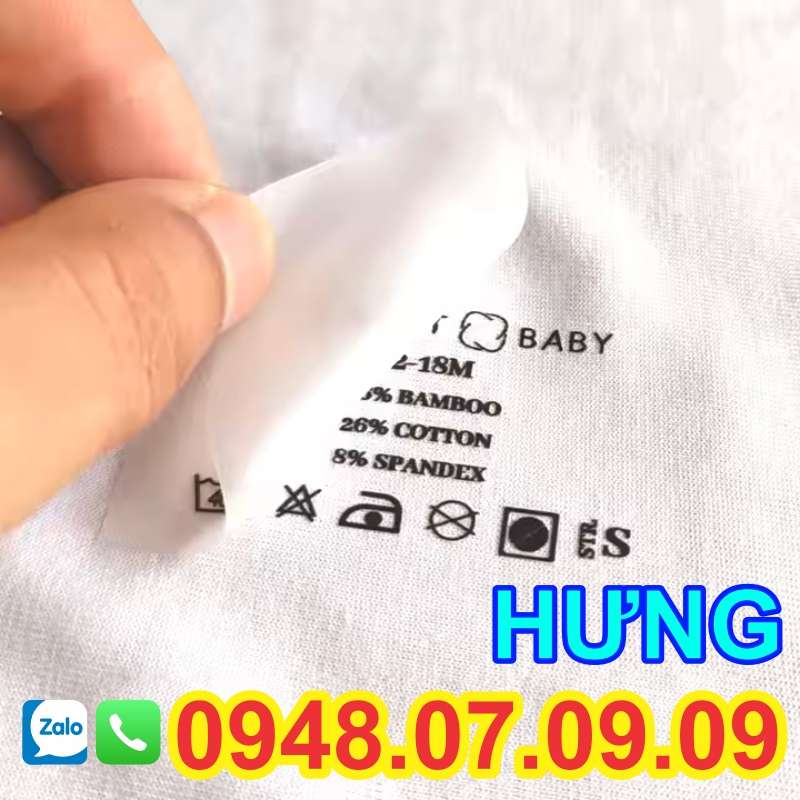 ✅⭐️ Nhãn ép nhiệt HƯNG THANH ✅⭐️
