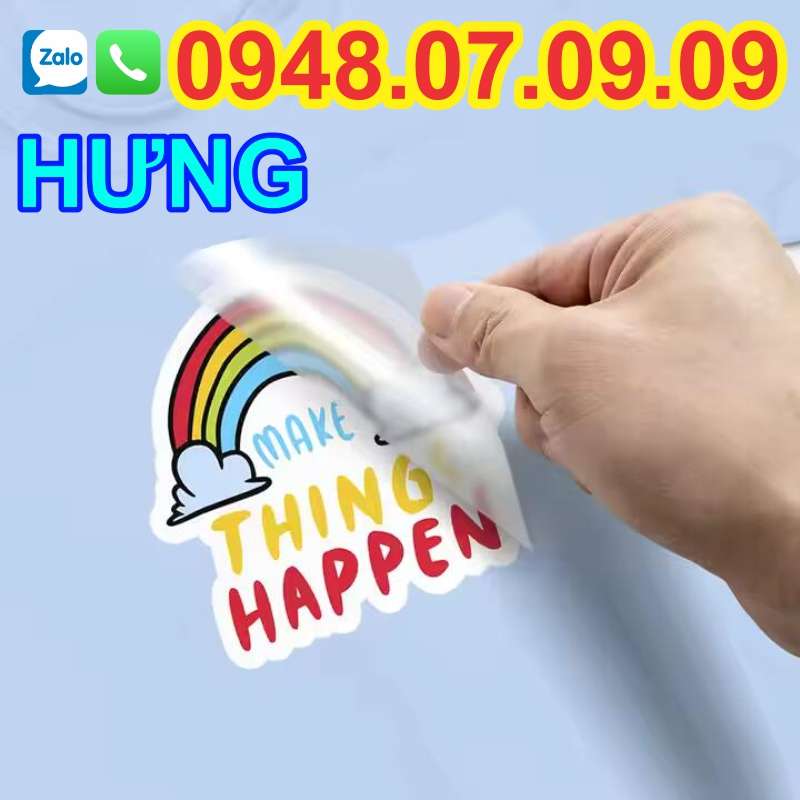 ⭐️ Nhãn ép nhiệt: 1 Công nghệ tiên tiến tạo dựng thương hiệu ✅ 8 hungthanh vip