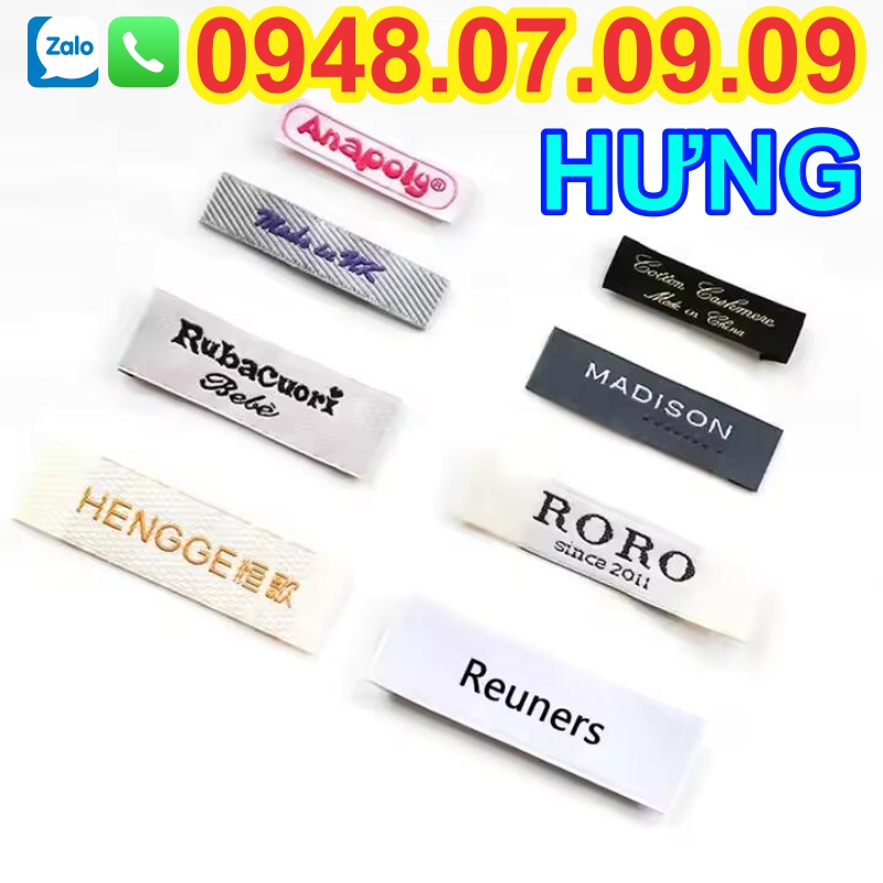 ✅⭐️ Nhãn ép nhiệt HƯNG THANH ✅⭐️