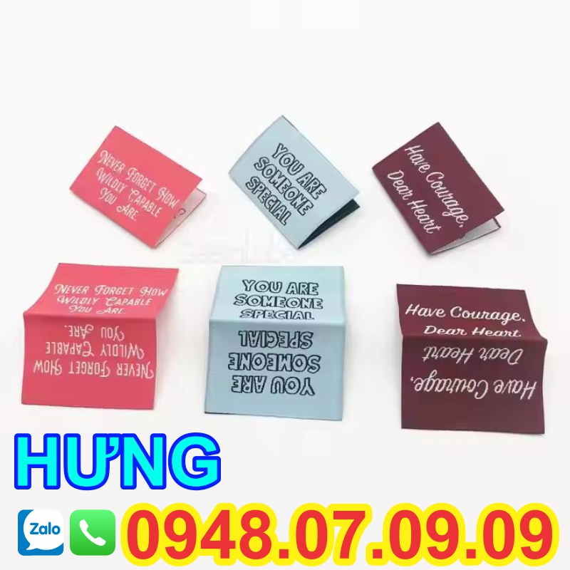 ✅⭐️ Nhãn ép nhiệt HƯNG THANH ✅⭐️