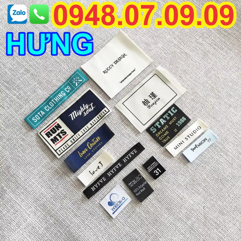 ✅⭐️ Nhãn ép nhiệt HƯNG THANH ✅⭐️