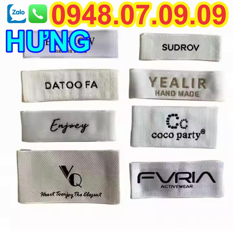 ✅⭐️ Nhãn ép nhiệt HƯNG THANH ✅⭐️