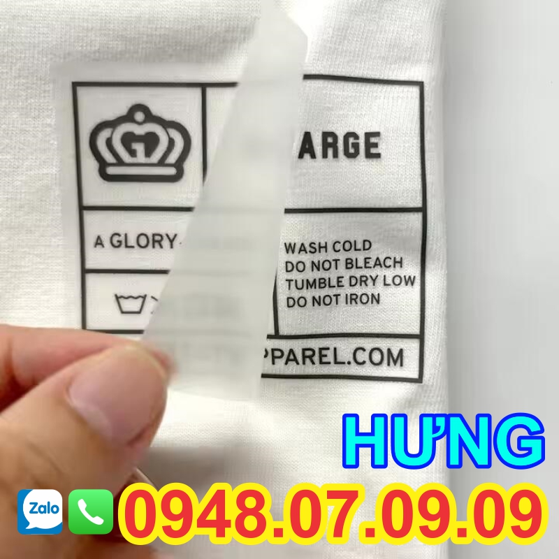 ✅⭐️ Nhãn ép nhiệt HƯNG THANH ✅⭐️