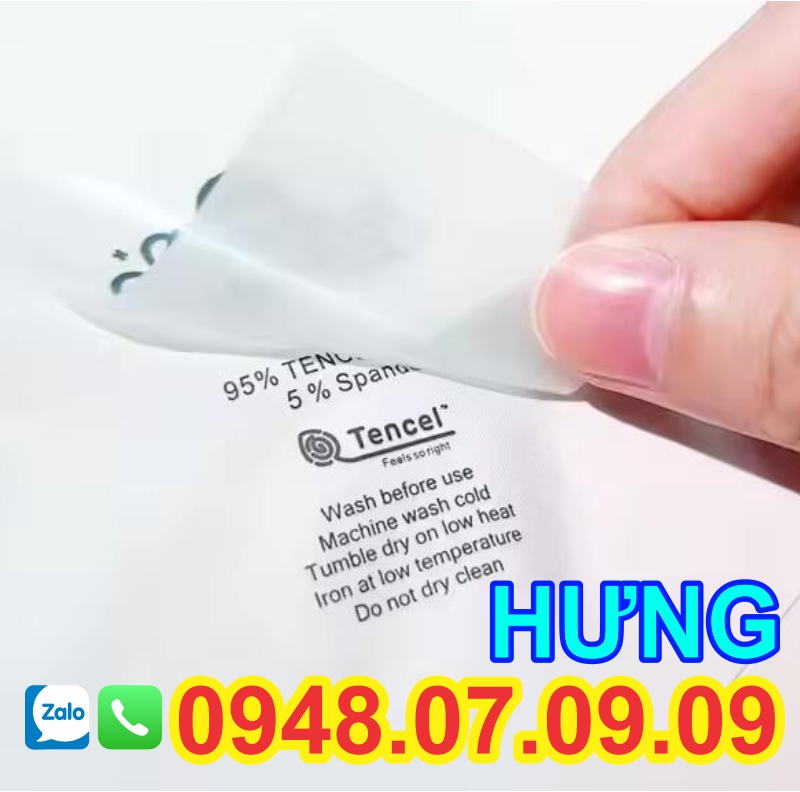 ✅⭐️ Nhãn ép nhiệt HƯNG THANH ✅⭐️