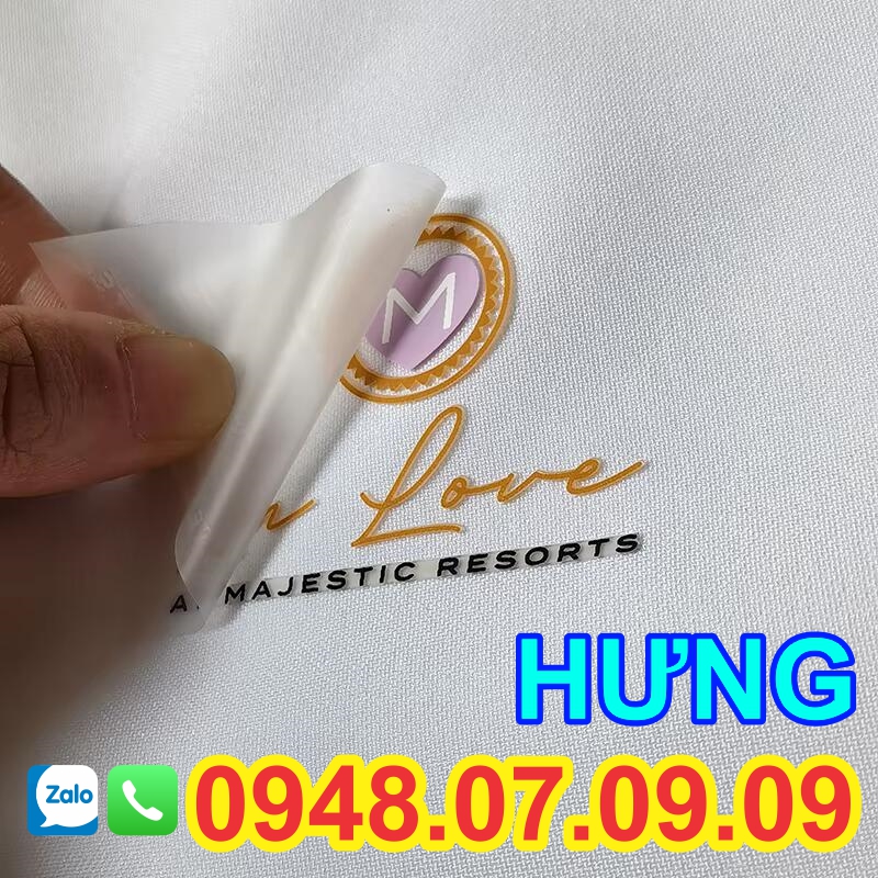✅⭐️ Nhãn ép nhiệt HƯNG THANH ✅⭐️