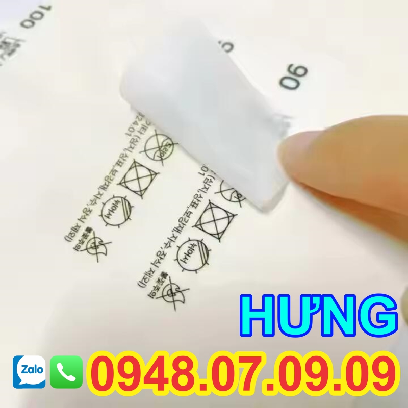 ✅⭐️ Nhãn ép nhiệt HƯNG THANH ✅⭐️
