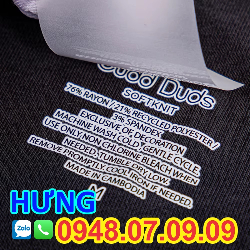 ✅‪ Nhãn ép nhiệt quần áo ➡️ Bước đột phá mới về ngành may mặc ⭐️