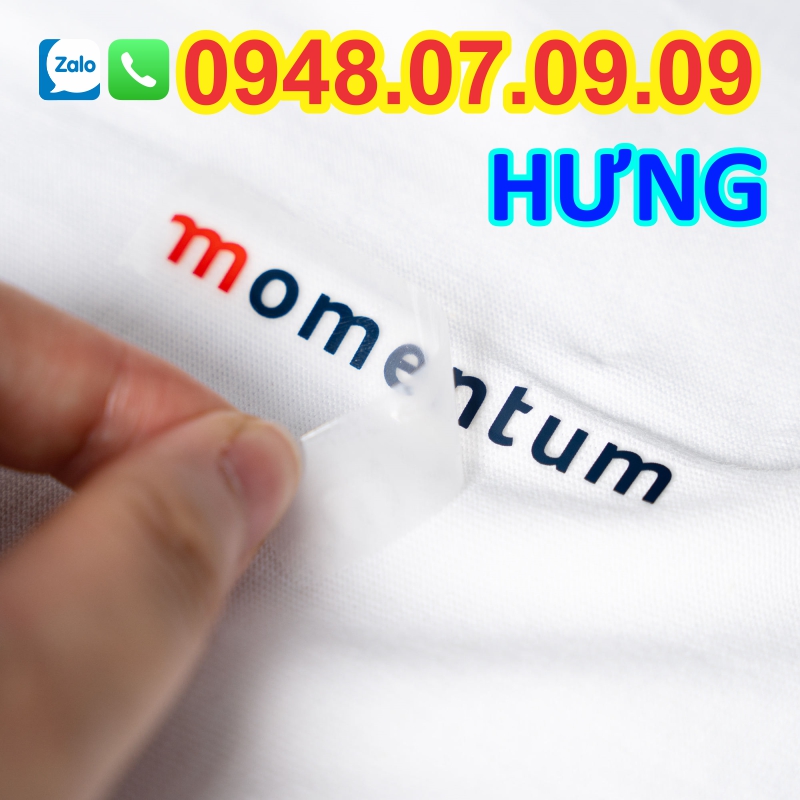 ✅‪ Nhãn ép nhiệt quần áo ➡️ Bước đột phá mới về ngành may mặc ⭐️